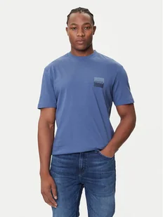 HUGO T-Shirt Dusplito 50542816 Niebieski Relaxed Fit - Koszulki męskie - miniaturka - grafika 1