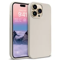Etui i futerały do telefonów - Etui Crong Color Cover do iPhone 14 Pro Max Beżowy - miniaturka - grafika 1