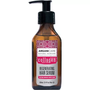Arganicare Arganicare Collagen Hair Serum Serum regenerujące do cienkich i łamliwych włosów 100 ml - Serum do włosów - miniaturka - grafika 1