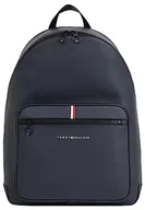 Plecaki - Tommy Hilfiger Plecak męski Th Essential Pique, jeden rozmiar, niebieski (Kosmiczny Błękit), rozmiar uniwersalny - miniaturka - grafika 1