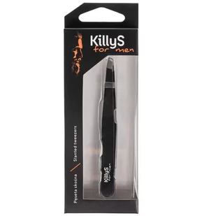 KillyS For Men Slanted Tweezers skośna pęseta do regulacji brwi - Akcesoria i kosmetyki do stylizacji brwi - miniaturka - grafika 1
