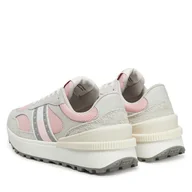 Sneakersy damskie - Sneakersy Tommy Jeans Tjw Tech Runner EN0EN02743 Różowy - miniaturka - grafika 1