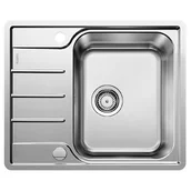 Zlewozmywaki - Blanco LEMIS 45 S-IF Mini Stal szczotkowana, odwracalny, korek auto. (525114) - miniaturka - grafika 1