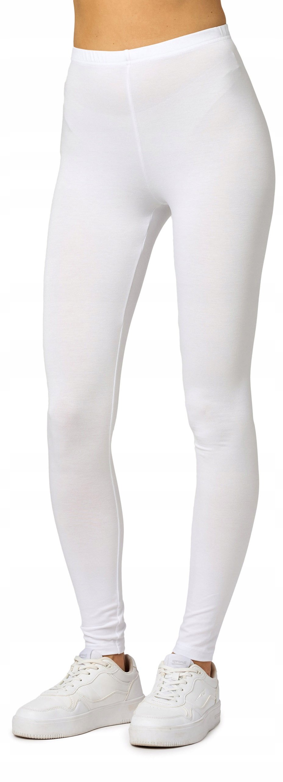 Merry Style Legginsy Klasyczne Długie damskie wiskoza MS10-143 Biały S