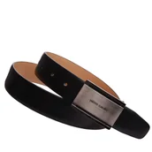Paski - Pasek męski skórzany PIERRE CARDIN 1070001-01-90-783 Czarny - miniaturka - grafika 1