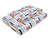 Pościel dla dzieci - Komplet 2-częściowy z wypełnieniem - kolorowe autka - miniaturka - grafika 1