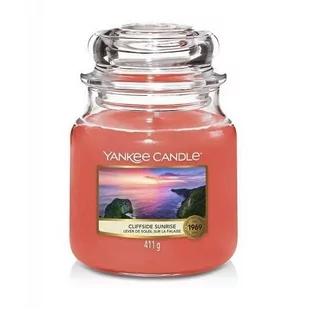 Yankee Candle, Świeca zapachowa Small Jar Cliffside Sunrise, 104 g - Świece - miniaturka - grafika 1