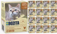 Mokra karma dla kotów - Bozita Cat Siekany Kurczak W Galaretce 16 x 370g - miniaturka - grafika 1