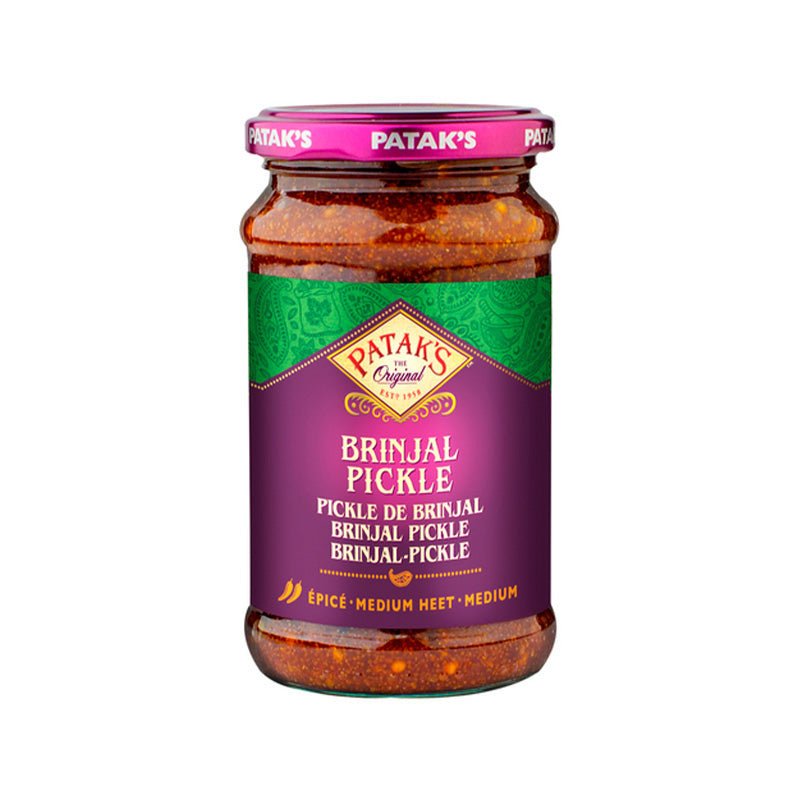 Patak's Brinjal Pickle 312 g – średnia ostrość smak bakłażana pikle