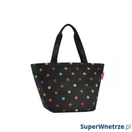 Torby i wózki na zakupy - Torba na zakupy Reisenthel Shopper M dots kod: RZS7009 + Sprawdź na SuperWnetrze.pl - miniaturka - grafika 1