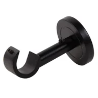 Karnisze - FUSION wspornik pojedynczy sufitowy czarny mat - miniaturka - grafika 1