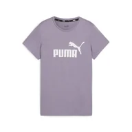 Koszulki sportowe damskie - Damska koszulka z logo Essentials PUMA Pale Plum Purple - miniaturka - grafika 1