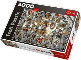 Trefl Puzle Sklepienie Kaplicy Sykstyńskiej 6000 - Puzzle - miniaturka - grafika 3