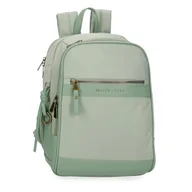 Torby na laptopy - Pepe Jeans Morgan Plecak Na Laptopa 13,3 cala Zielony 25 x 37 x 10 cm Poliester z recyklingu 9,25 l by Joumma Bags, Zielony, Talla única, plecak na laptopa - miniaturka - grafika 1