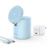 Ładowarki do telefonów - Anker Magnetic Wireless Charger MagGo Blue - miniaturka - grafika 1