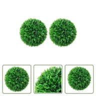 Bombki - The Living Store Sztuczne bombki bukszpanowe 2 szt. 47 cm - miniaturka - grafika 1