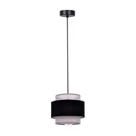 Lampy sufitowe - Etela D20 lampa wisząca 1xE27 czarna K-5170 - miniaturka - grafika 1