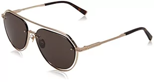Police Unisex SPLE17 okulary przeciwsłoneczne, złote, 58, złoto, 58 - Okulary przeciwsłoneczne - miniaturka - grafika 1