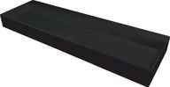 Umywalki - Deante Umywalka granitowa nablatowa Blur czarna nero CQB_NU2S - miniaturka - grafika 1