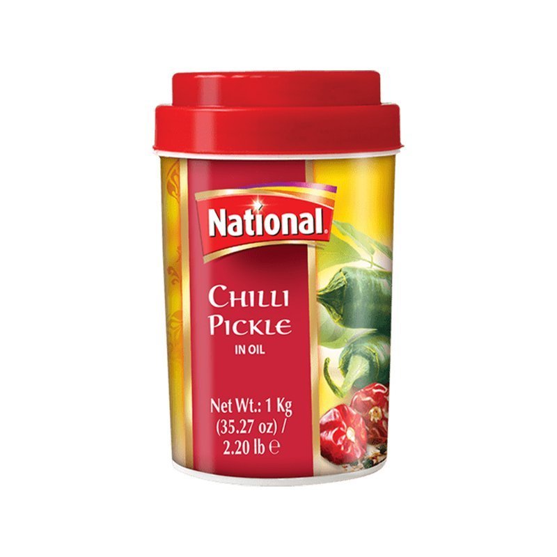 Pikle (achar) National Chilli Pickle 1kg - bardzo pikantne do ryżu i curry