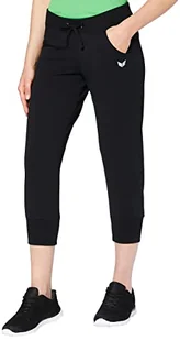 Erima Damskie Spodnie Dresowe 3/4 ze Ściągaczami Casual Basics, Czarny, 38, 210200 - Spodnie damskie - miniaturka - grafika 1