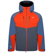 Kurtki męskie - Dare2b Męska kurtka z napisem "Romance" II, Stellar Blue/Burnt Salmon/Orion Grey, S - miniaturka - grafika 1