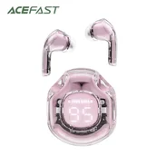 Słuchawki - Acefast T8 TWS różowe - miniaturka - grafika 1