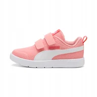 Buty trekkingowe dziecięce - Tenisówki Puma Model Courtflex V3 Mesh Ps Kolor Pomarańczowy - miniaturka - grafika 1