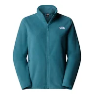 Bluzy sportowe damskie - Bluza damska The North Face 100 Glacier Full-Zip Fleece 0A8D2FBQ51 - niebieska - miniaturka - grafika 1