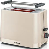 Tostery - Toster Bosch MyMoment TAT3M127 950W 2 tosty Rozmrażanie Beżowy - miniaturka - grafika 1