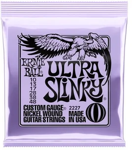 Ernie Ball Ultra Slinky niklowane struny do gitary elektrycznej o średnicy 10-48 P02227 - Struny gitarowe  - miniaturka - grafika 1