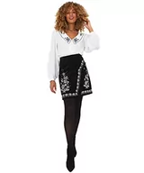 Spódnice - Joe Browns Damska spódnica z koralikami w kwiaty, czarna, 16, Czarny, 42 - miniaturka - grafika 1