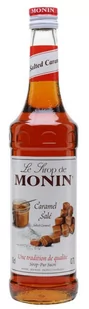 Monin Syrop SALTED CARMEL 0,7 L - słony karmel - Syropy i koncentraty owocowe - miniaturka - grafika 1