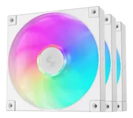 Wentylatory komputerowe - DeepCool FD14 ARGB WH 3 in 1 Obudowa komputera Wentylator 14 cm Czarny, Biały 3 szt. - miniaturka - grafika 1