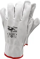 Rękawice robocze - Reis RLCSDUO - rękawice ochronne ze skóry, część chwytna z jednego kawałka skóry licowej włącznie z mankietem - 10. - miniaturka - grafika 1