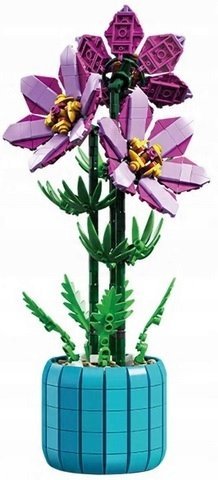 Klocki konstrukcyjne kwiaty w doniczce Azalia Orchidea 798 el. 101-8
