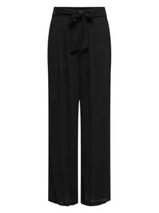 ONLY Spodnie w kolorze czarnym - Spodnie sportowe damskie - miniaturka - grafika 1