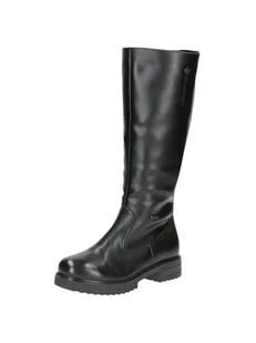 Caprice Damskie buty z ciepłą podszewką 9-26650-43 modne kozaki, Black Nappa, 39 EU, Czarna papka, 39 EU - Kozaki damskie - miniaturka - grafika 1