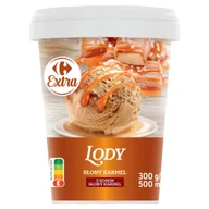 Lody i desery lodowe - Carrefour Extra Lody słony karmel z sosem słony karmel 500 ml - miniaturka - grafika 1