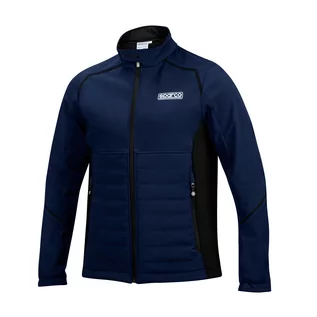 Kurtki męskie - Kurtka męska softshell Sparco MY22 granatowa - grafika 1