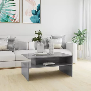 vidaXL Stolik kawowy, szarość betonu, 90x60x42,5 cm, płyta wiórowa vidaXL - Ławy i stoliki kawowe - miniaturka - grafika 1