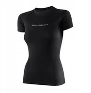 Koszulki i topy damskie - SS1373W Koszulka damska 3D PRO z krótkim rękawem czarny S - miniaturka - grafika 1