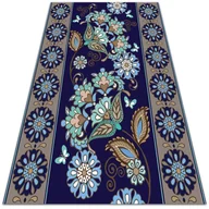Dywany zewnętrzne - Dywan ogrodowy piękny wzór Kwiatowy ornament 140x210 cm - miniaturka - grafika 1