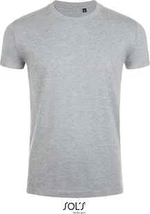 SOLS T-shirt męski Slim Fit 00580 szary melanż XXL - Koszulki męskie - miniaturka - grafika 1
