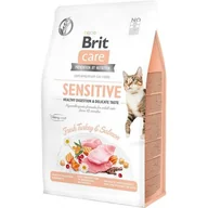 Sucha karma dla kotów - Brit Care Cat Grain-Free Sensitive 0,4 kg - miniaturka - grafika 1