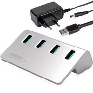 Huby USB - Hub Usb 3.2 Aktywny Zasilacz 4 Porty Usb 10 Gb/S - miniaturka - grafika 1