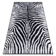 Dywany - Dywan do prania MIRO 51331.803 Zebra Zebra antypoślizgowy - czarny / biały, 120x170 cm - miniaturka - grafika 1