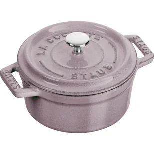 STAUB MINI COCOTTE Mini garnek żeliwny okrągły 250 ml, kwiat wiśni - Garnki - miniaturka - grafika 1