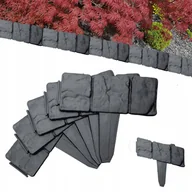 Ogrodzenia - Palisada Ogrodowa Szerokie Obrzeże Ogrodowe Trawnikowe Kamień 25X23Cm 10Szt - miniaturka - grafika 1