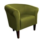 Fotele - ATOS Fotel Milo BL75 nogi 20 venge zielona oliwka - miniaturka - grafika 1